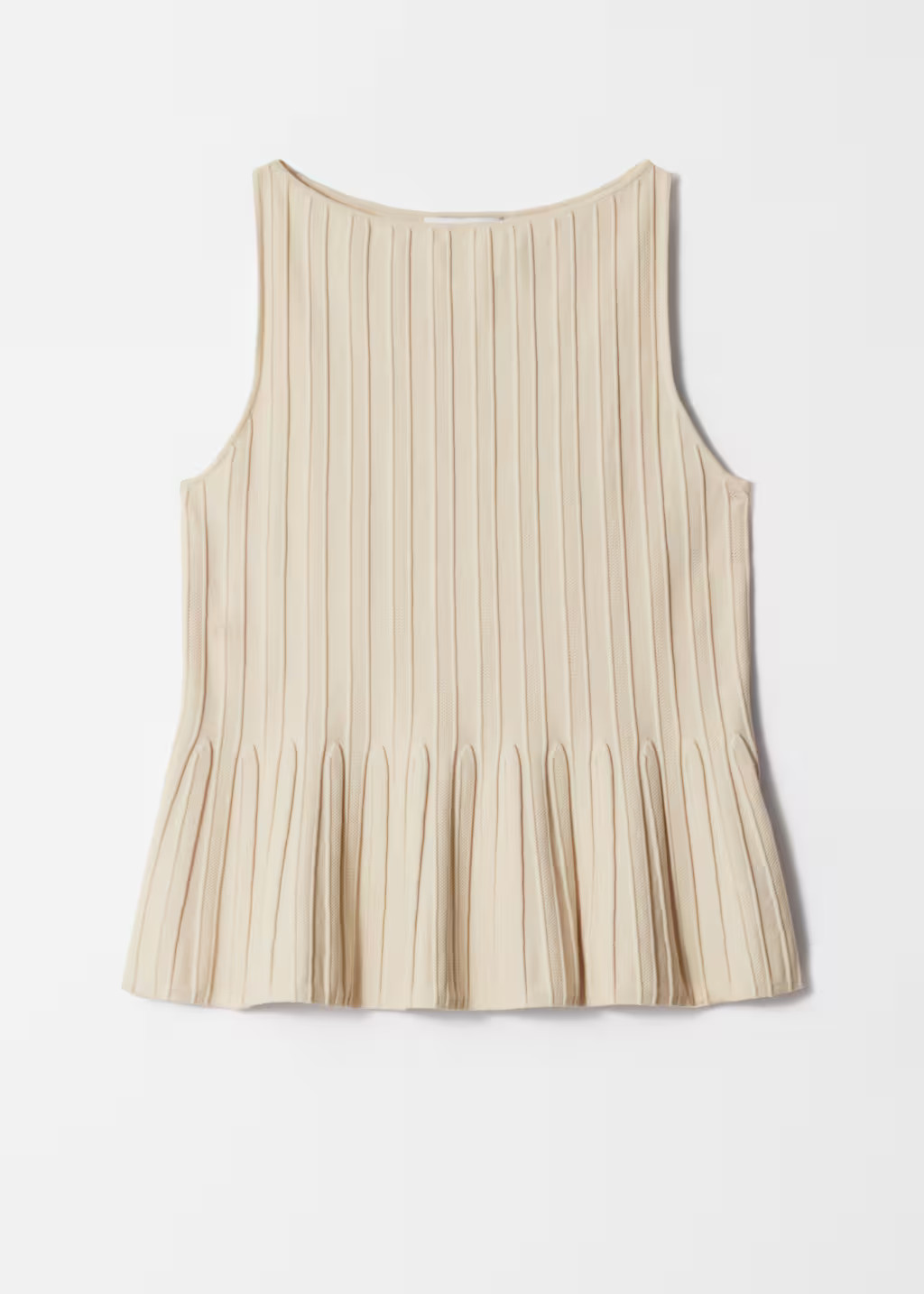 Rib-Knit Peplum Top | & Other Stories - US