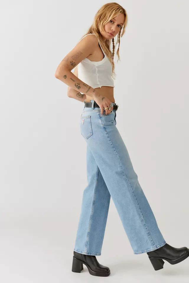 GUESS ORIGINALS Kit Wide-Leg Jean - Go Broadway | Urban Outfitters (US and RoW)