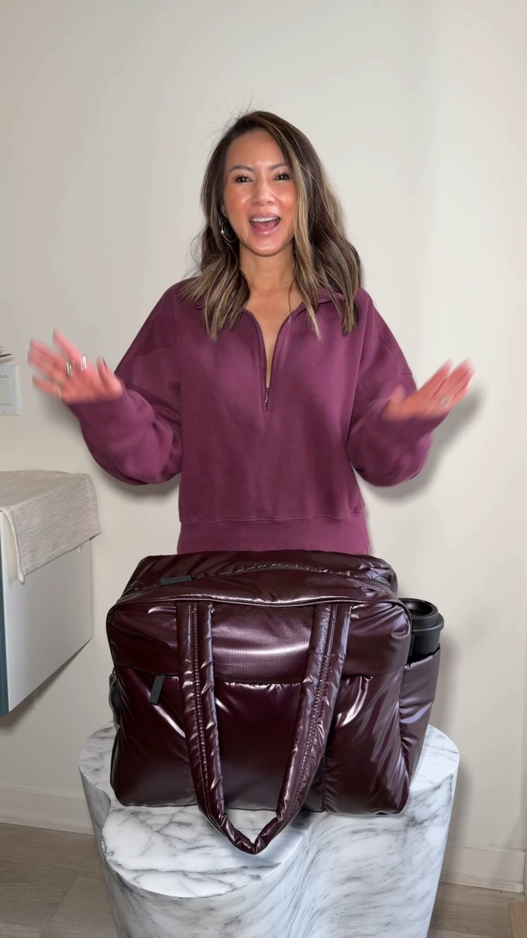 Restock alert 🚨 This duffle bag in dark cherry has finally restocked. It’s perfect for traveling. It’s so light, holds a laptop and more. Grab it on sale now. 

Travel bag, travel essentials, Calpak, sale, The Stylizt

#LTKTravel #LTKSaleAlert #LTKstorytime