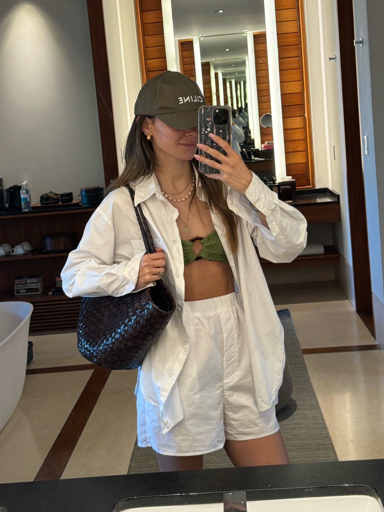 Beach outfit matching set Celine cap basket bag bikini white shirt Frankie shop hunza g holiday outfit summer outfit basket bag 

#LTKeurope #LTKsummer #LTKbag