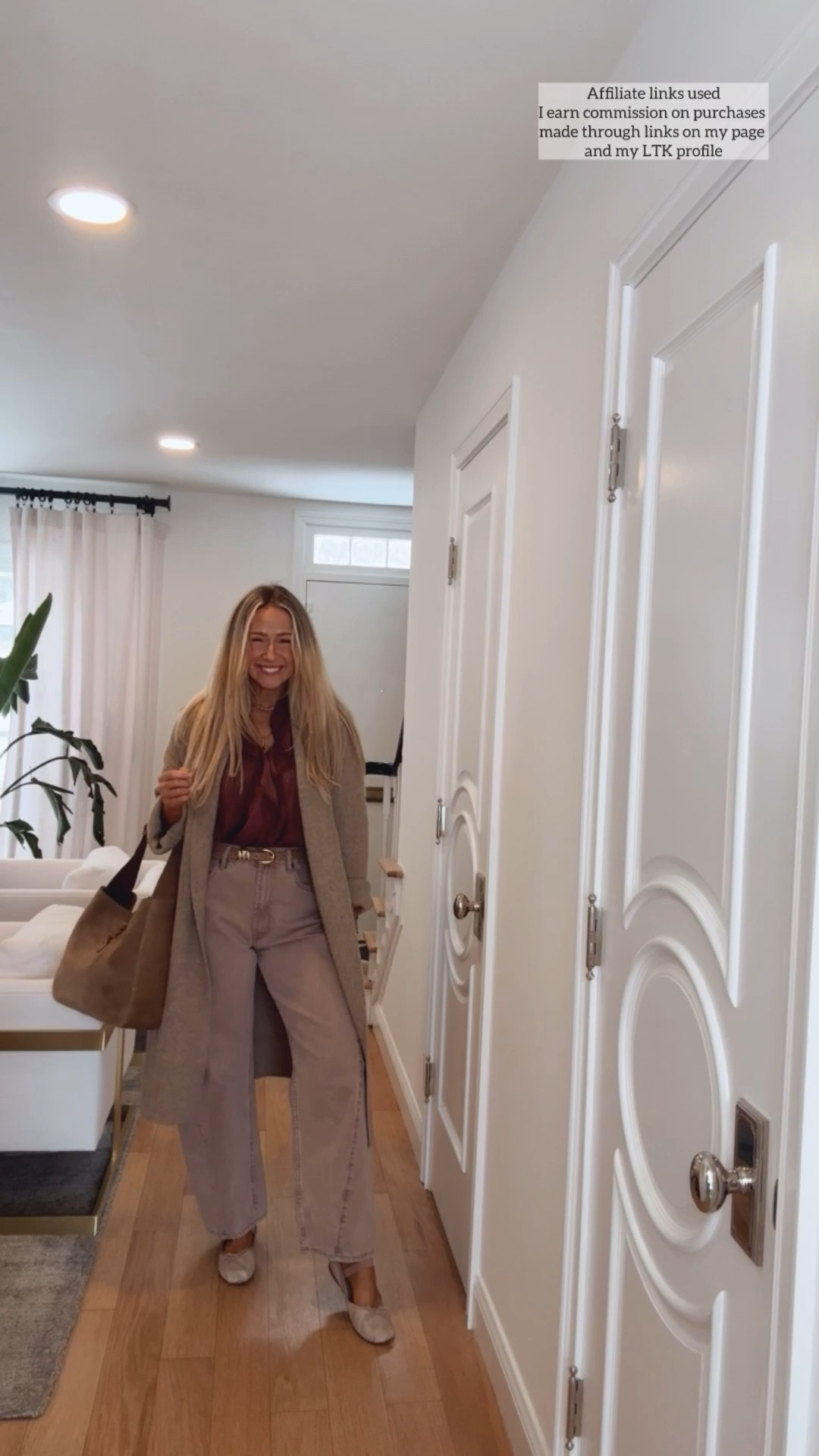 Early spring outfit

Zara pink jeans outfit 