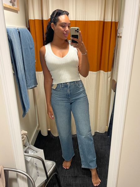 On the hunt for the perfect mom curve jean, these wide leg jeans are so cute for fall 

#denim #jeans #wideleg 

#LTKstyletip #LTKcurves #LTKsalealert