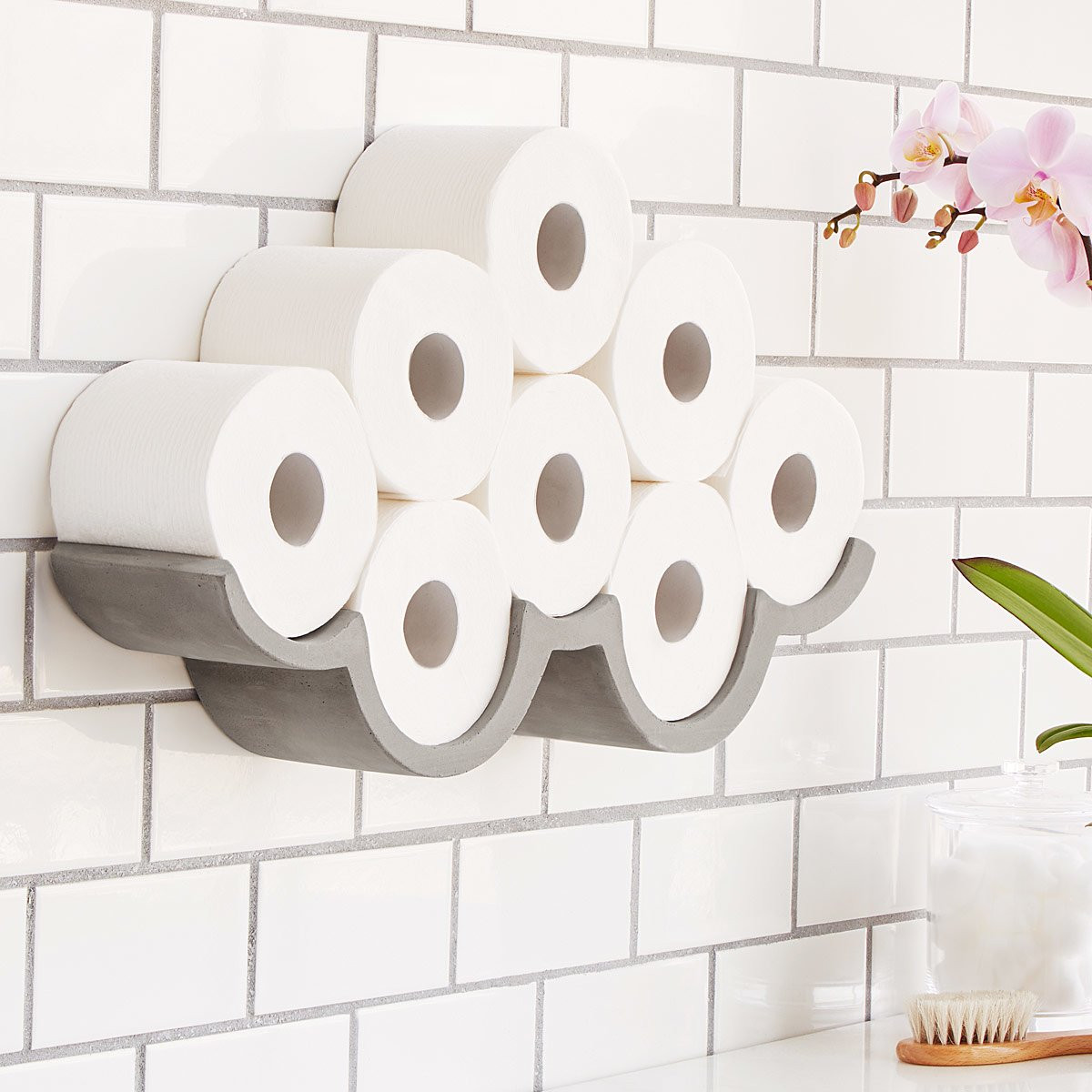 Cloudy Day Toilet Paper Storage | UncommonGoods