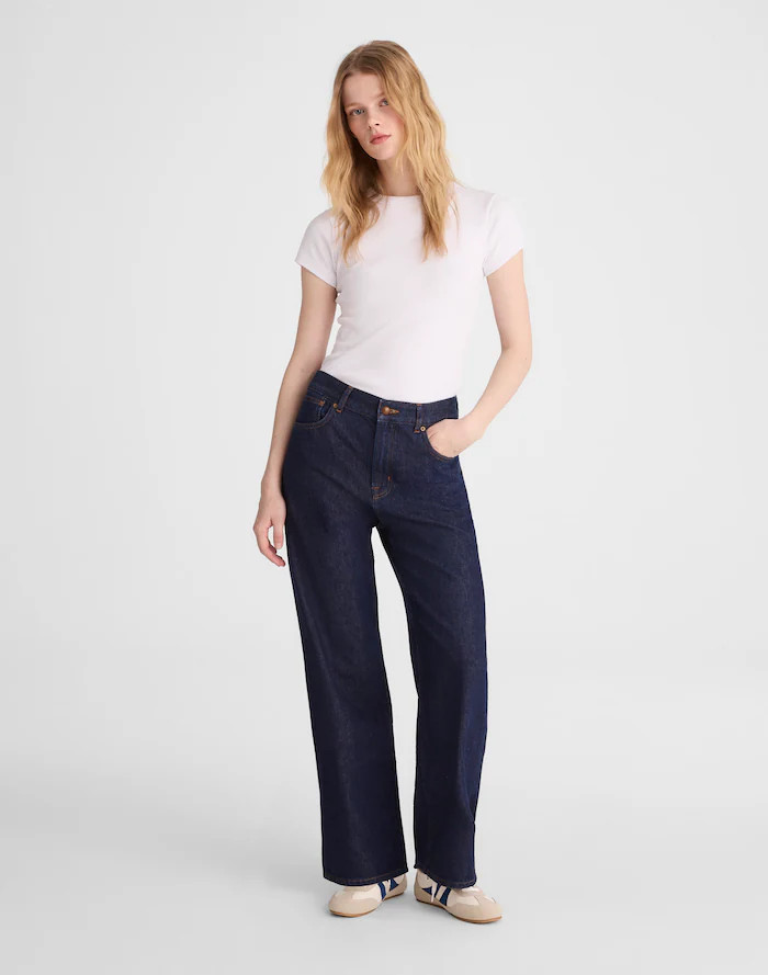 The Perfect Vintage Wide-Leg Jean in Airy Denim | Madewell