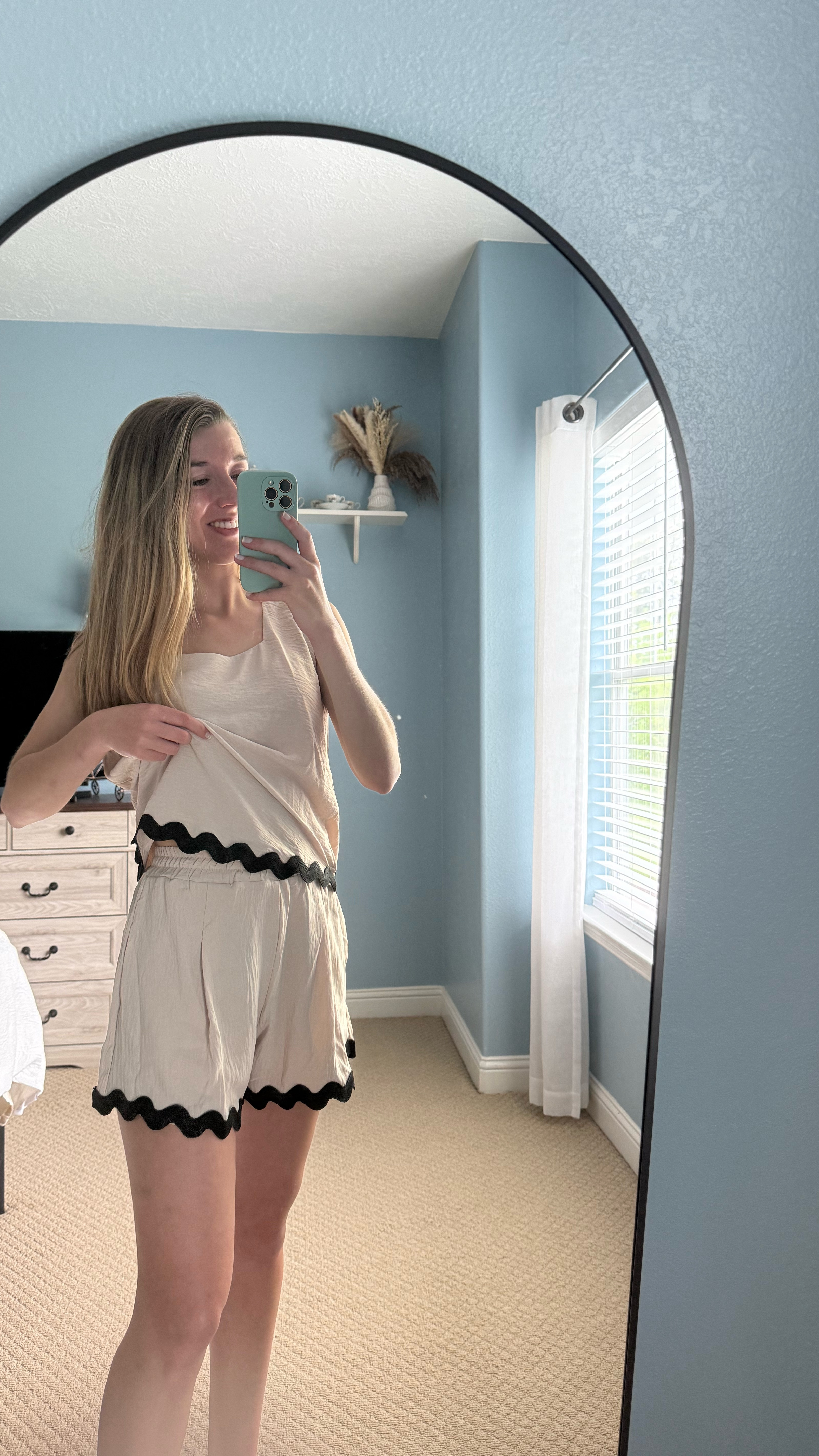 Two piece set from my Amazon haul! Shorts are a little high waisted and the shirt is hip length. Super comfy and I could probably even use a size down (ordered a small I’m 5’7” and 130lbs) 
Summer outfit // Mother’s Day giftt

#LTKFindsUnder50 #LTKSaleAlert