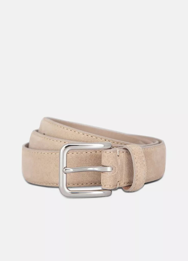 Men's 30mm Stitched Suede Belt | Vince LLC