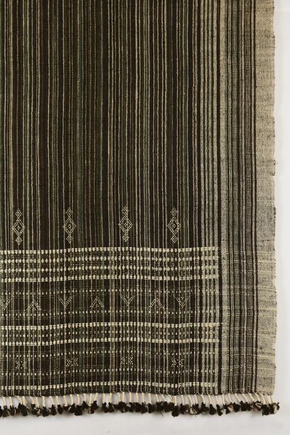 Rosalia Blanket Brown Thin Stripe Wool Blanket | Etsy | Etsy (US)