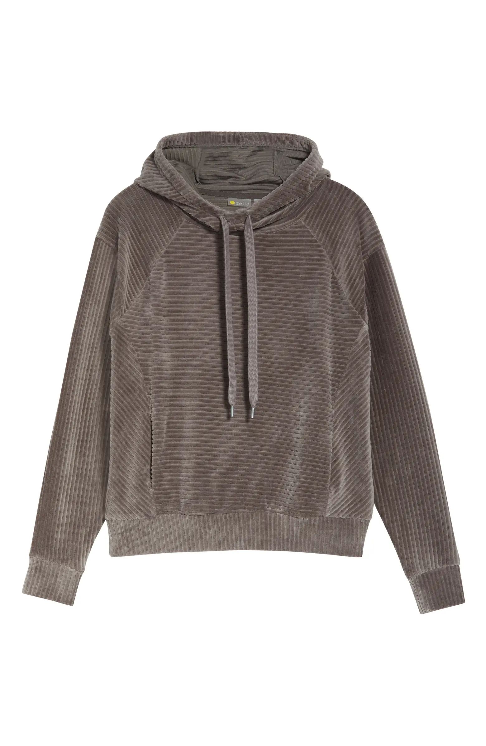 Plush Corduroy Hoodie | Nordstrom