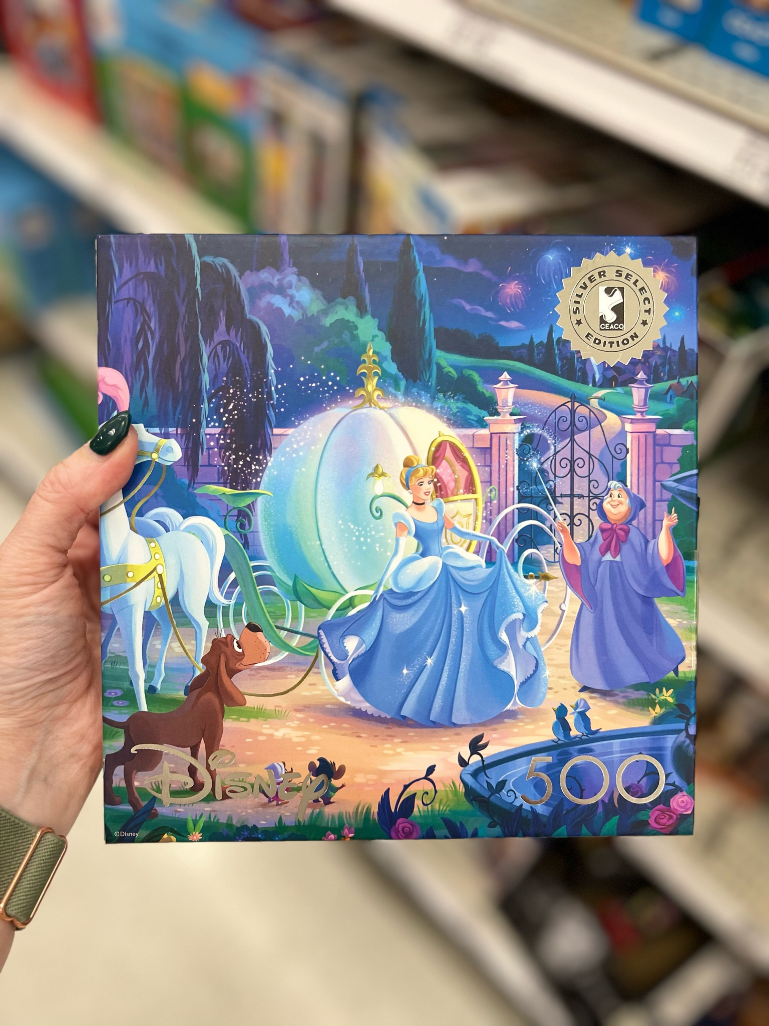 Cinderella and the fairy godmother from Disney. Bippity Boppity Boo! Great puzzle for a fun family night or gift idea for a Disney fanatic. Found at Target  

#LTKKids #LTKFindsUnder50 #LTKFamily