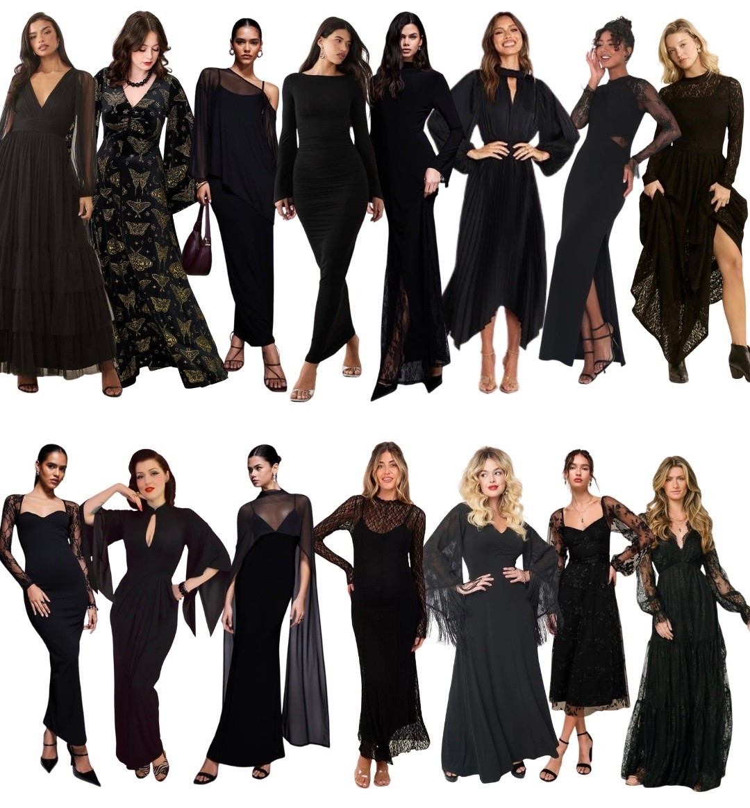 Goth wedding guest dress inspo!

#LTKWedding