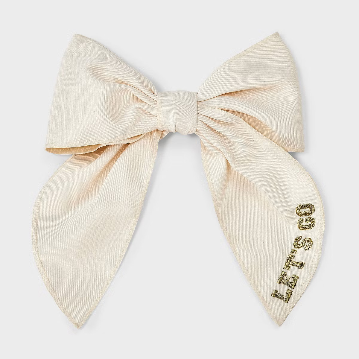 Let's Go Game Day Hair Bow - Universal Thread™ Cream | Target
