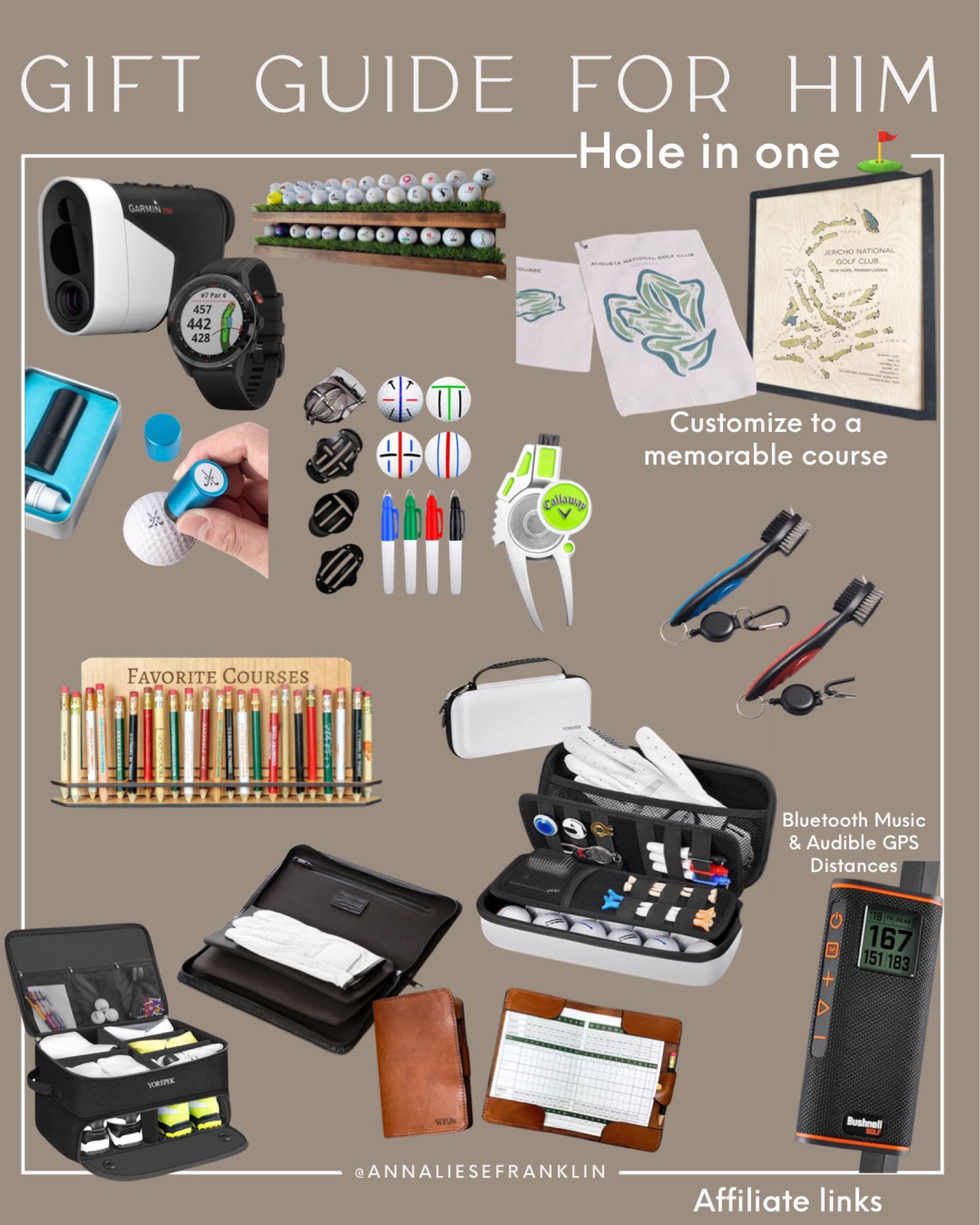 These gifts ideas for the golf lover are a hole in one ⛳️🏌🏼

Golf speaker • golf gifts • gifts for him • man cave • golf gift guide • customized golf guide • personalized golf gifts • Etsy gifts • gifts for dad • 

#LTKmens #LTKfitness #LTKGiftGuide