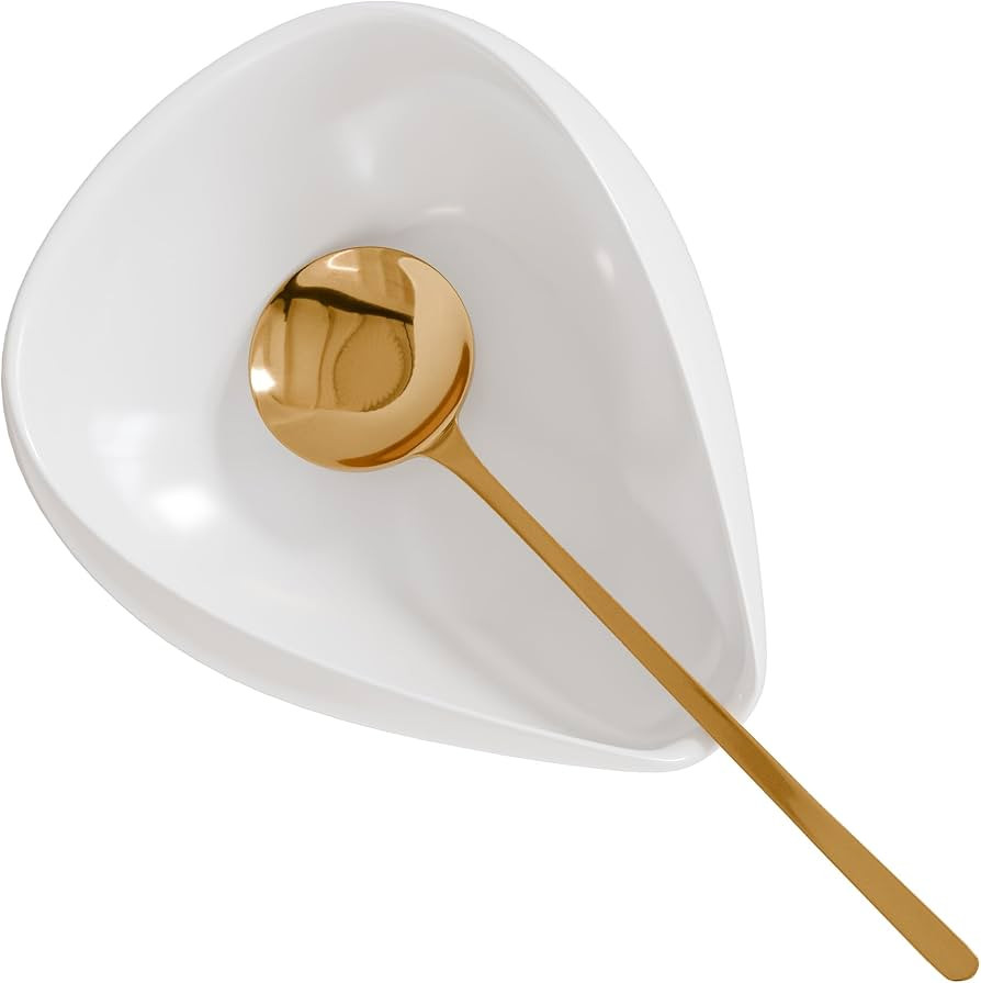 Coffee Spoon Rest with Coffee Spoon - Tea Spoon Rest - Ceramic Coffee Spoon Holder - Spoon Rest f... | Amazon (US)