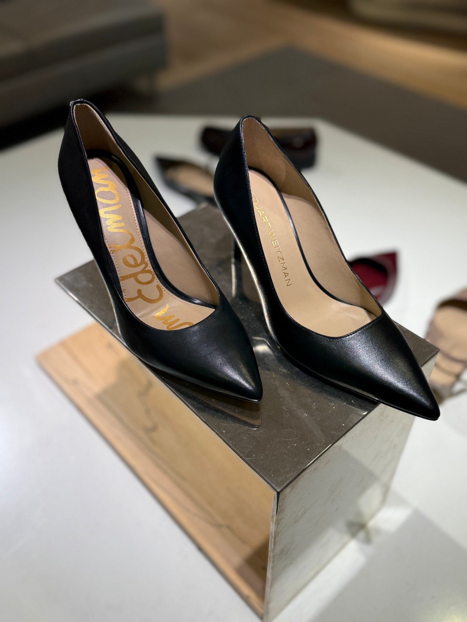 This or that? The black pump is a “must have” for any woman’s shoe collection. They work for business, business casual and even look great paired with jeans! But. Just because they look the same doesn’t mean they cost the same. Almost twinsies but not. Nor is the cost!

#LTKShoeCrush #LTKSeasonal #LTKStyleTip