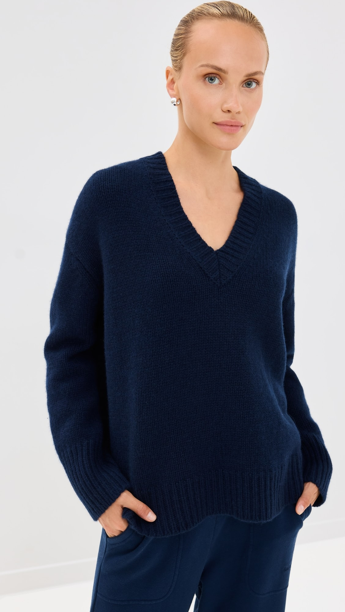 Nylah Boyfriend V Neck Cashmere Sweater | Shopbop