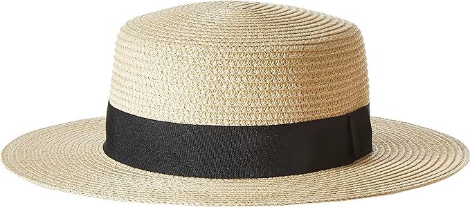 The Drop Women's Santorini Straw Boater Hat | Amazon (US)