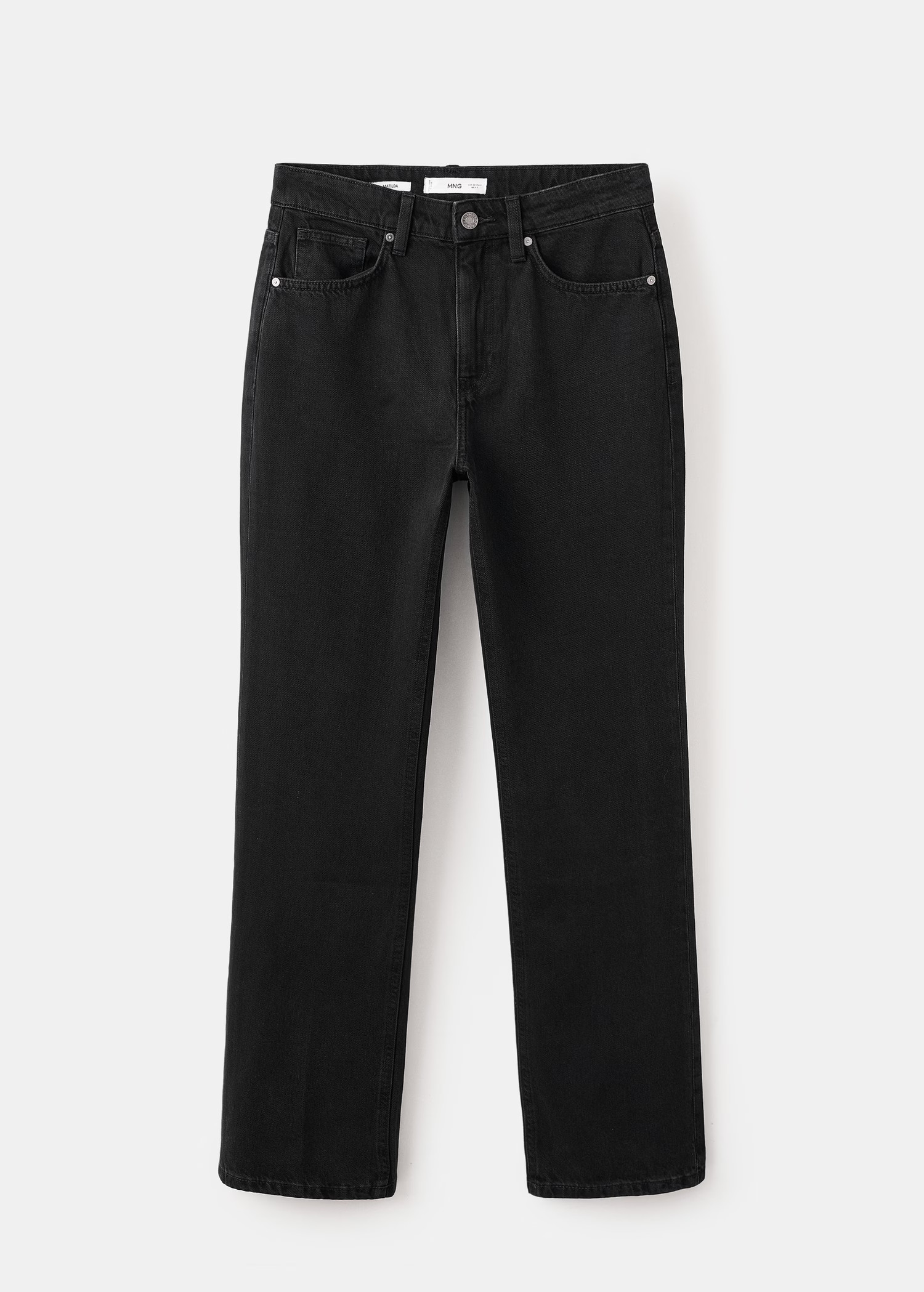 Matilda medium-rise straight-fit jeans | Mango (US/MX/AU)