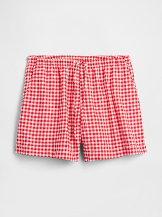 4" Pull-On Linen-Blend Shorts | Gap Factory