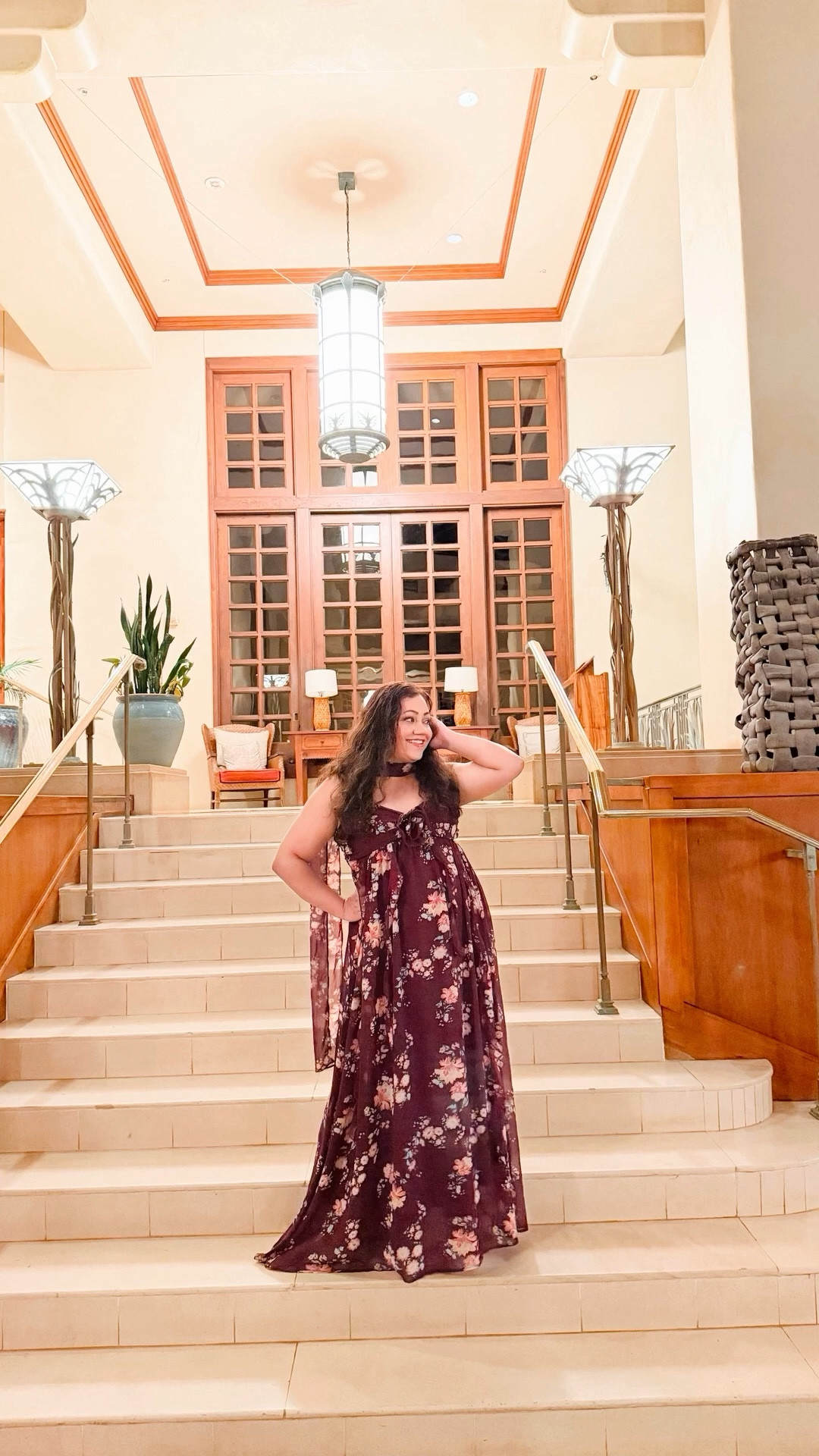 I love this dress from petal and pup, I’m
wearing a size L and the fit is amazing 🤩 
Comes with a scarf as well which totally elevates this look! Perfect for tropical date nights and wedding guest dresses. 🌺✨

#LTKdayinmylife #LTKTravel #LTKootd