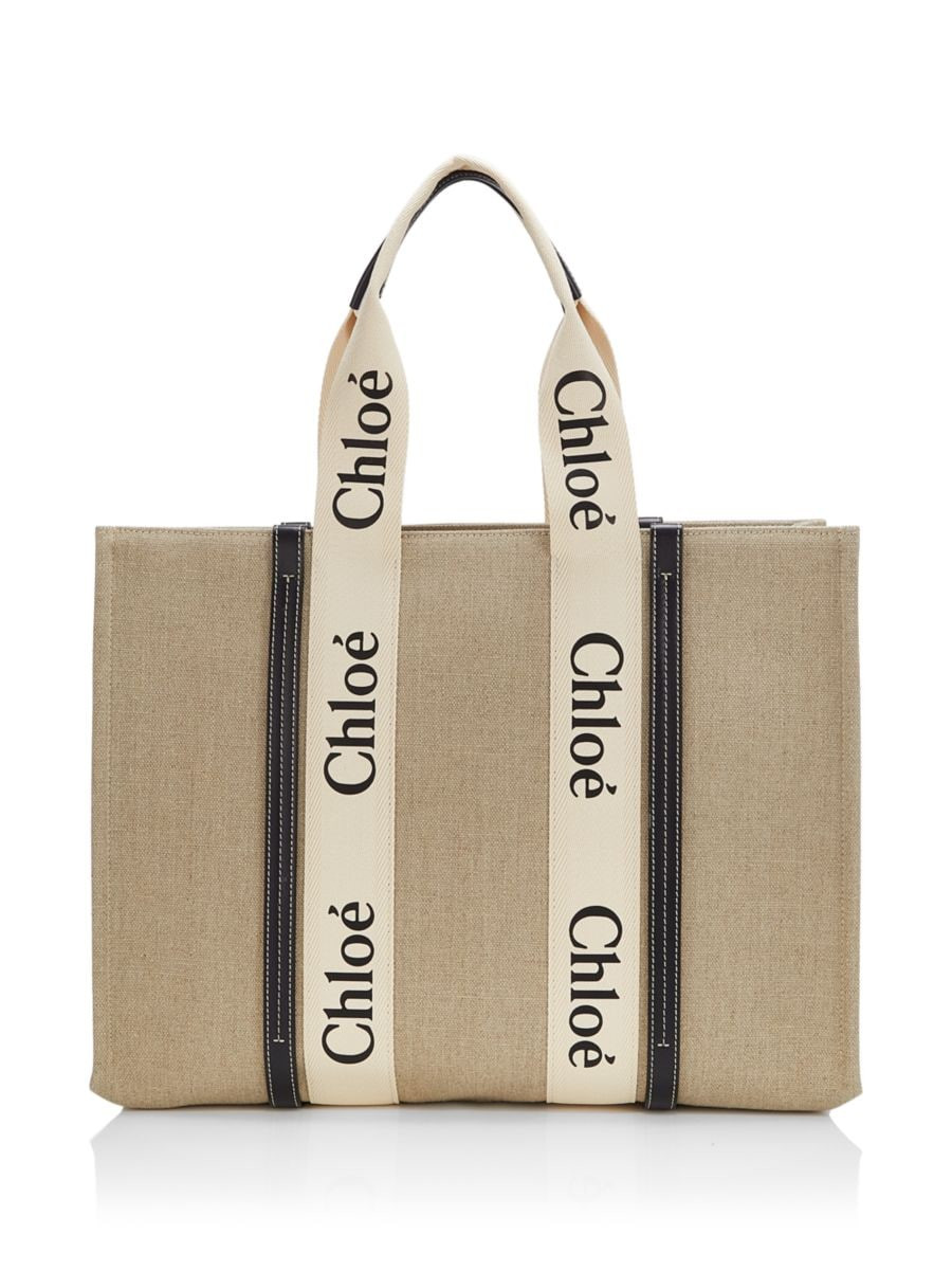 Large Woody Canvas Tote | Saks Fifth Avenue
