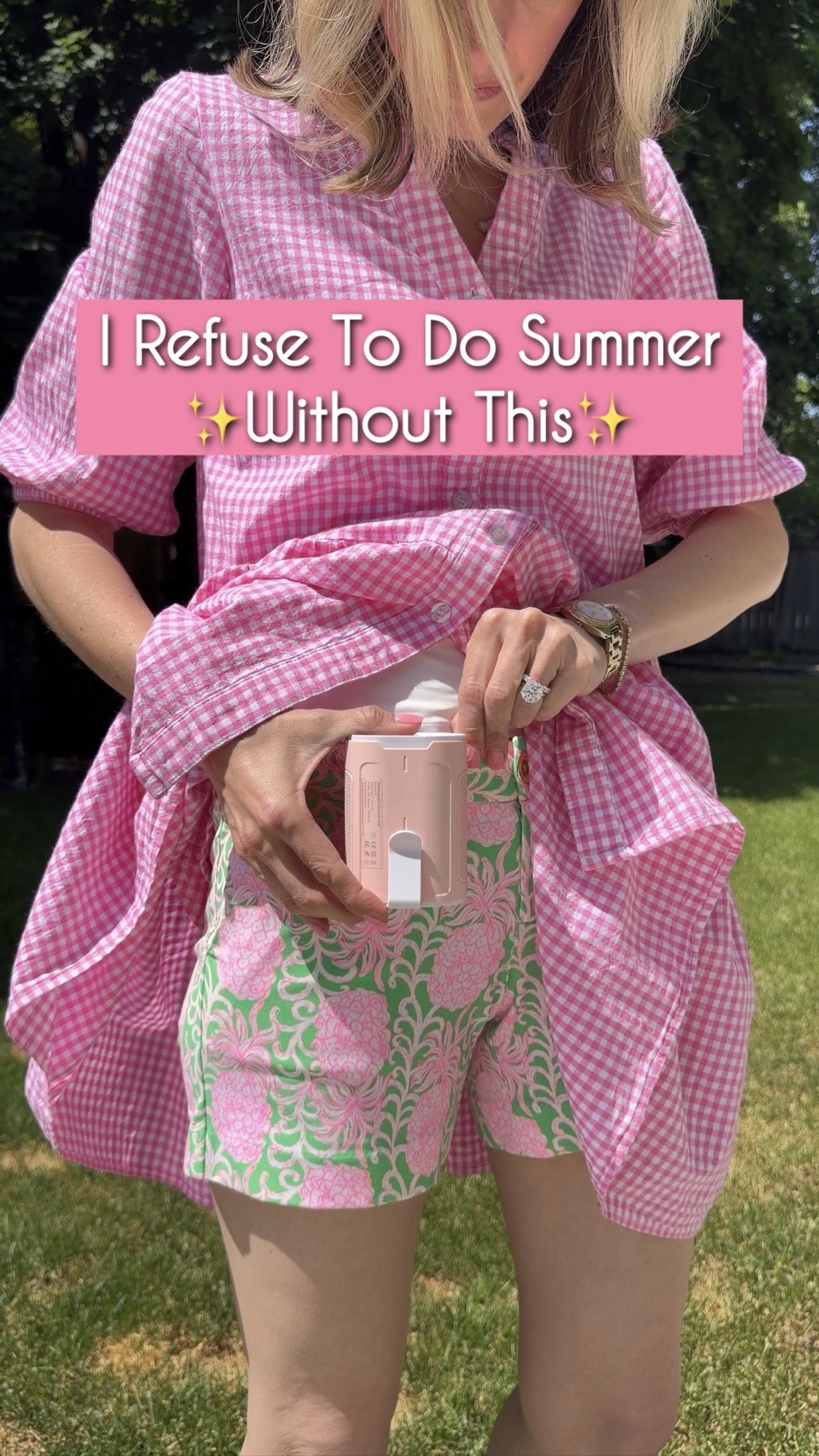 My summer essential: this lightweight, rechargeable clip‑on fan that blows up your dress or down your shirt for instant cooling. Hands‑free and perfect for travel or everyday errands. Linking it for anyone who refuses to be sweaty this summer. #LTKfinds #LTKsummer #amazonfinds #coolingfan #summeressentials

#LTKHome #LTKSaleAlert #LTKTravel