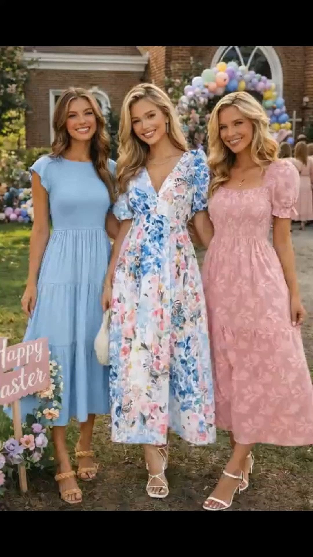 Amazon Easter Dresses Under $50 🌸 Spring events are calling and these Amazon Easter dresses are cute, flattering, and budget-friendly. From soft pastels to flowy florals, these dresses are perfect for Easter brunch, church, baby showers, spring weddings, or family photos—all without spending over $50. Easy to dress up with heels or keep casual with sandals, these affordable finds look way more expensive than they are. #easterdress #amazonfinds #springdresses #easteroutfit #under50finds #affordablefashion #springstyle #churchoutfit #brunchoutfit #amazonfashion #womensfashion 

 