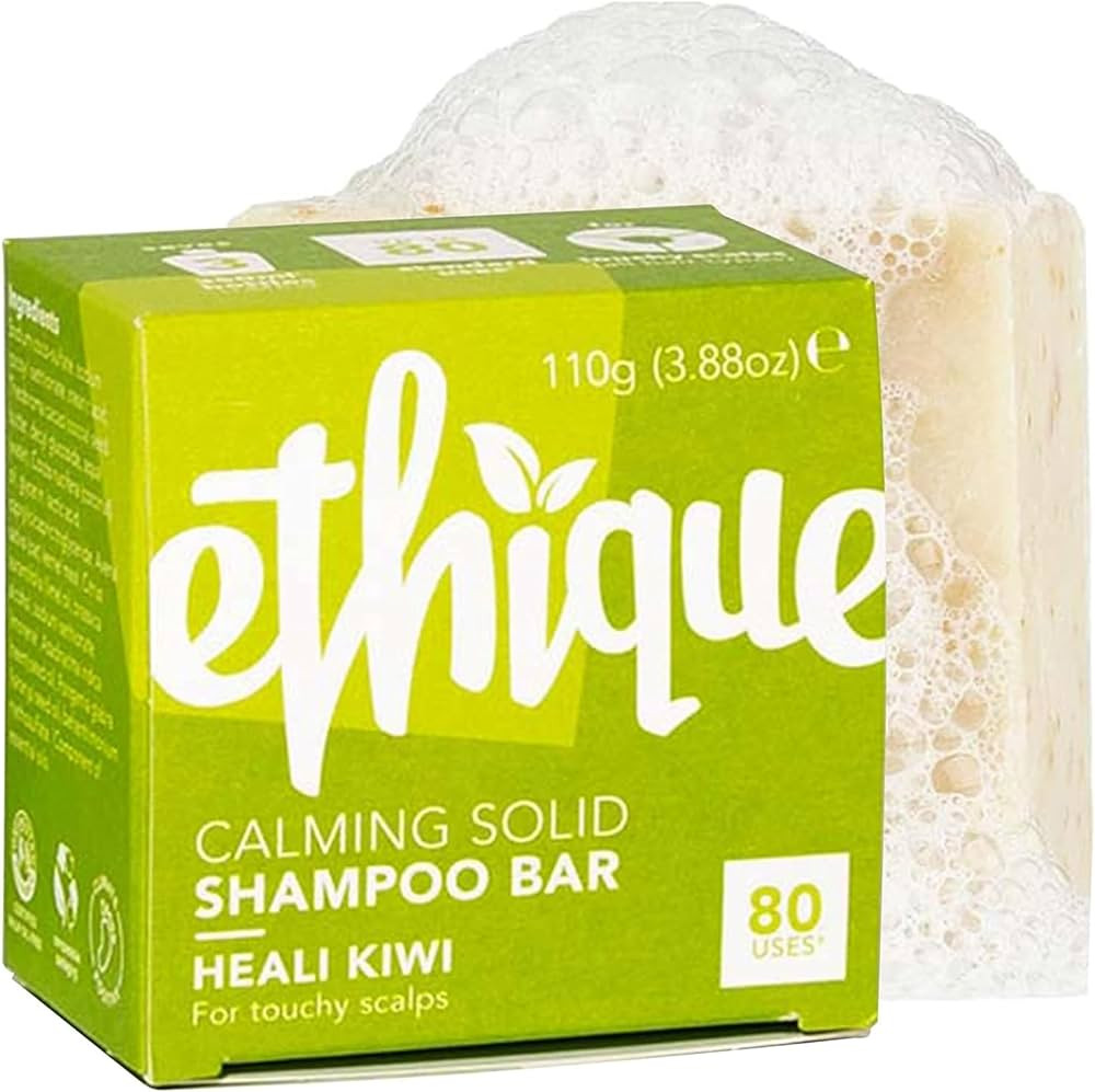 Ethique Heali Kiwi - Calming Solid Shampoo Bar for Dry, Itchy, Flaky, and Oily Scalps and Hair - ... | Amazon (US)