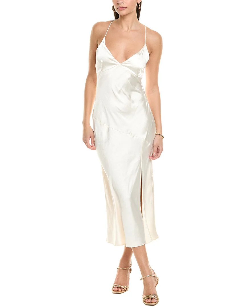 Line & Dot Maxi Slip Dress | Shop Simon