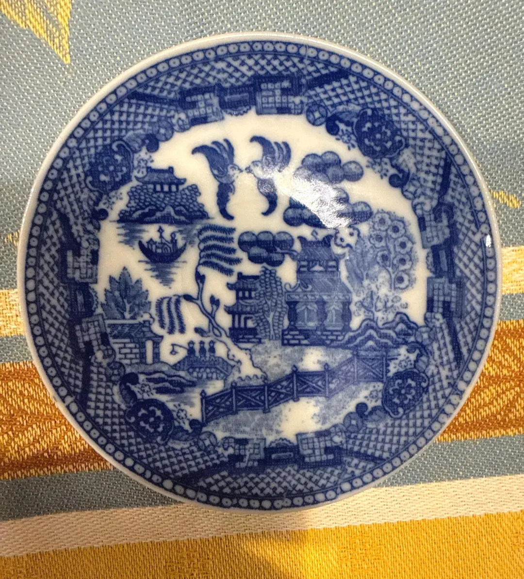 3 3/8" Blue Willow Butter Pat Small Plate - Etsy | Etsy (Global)