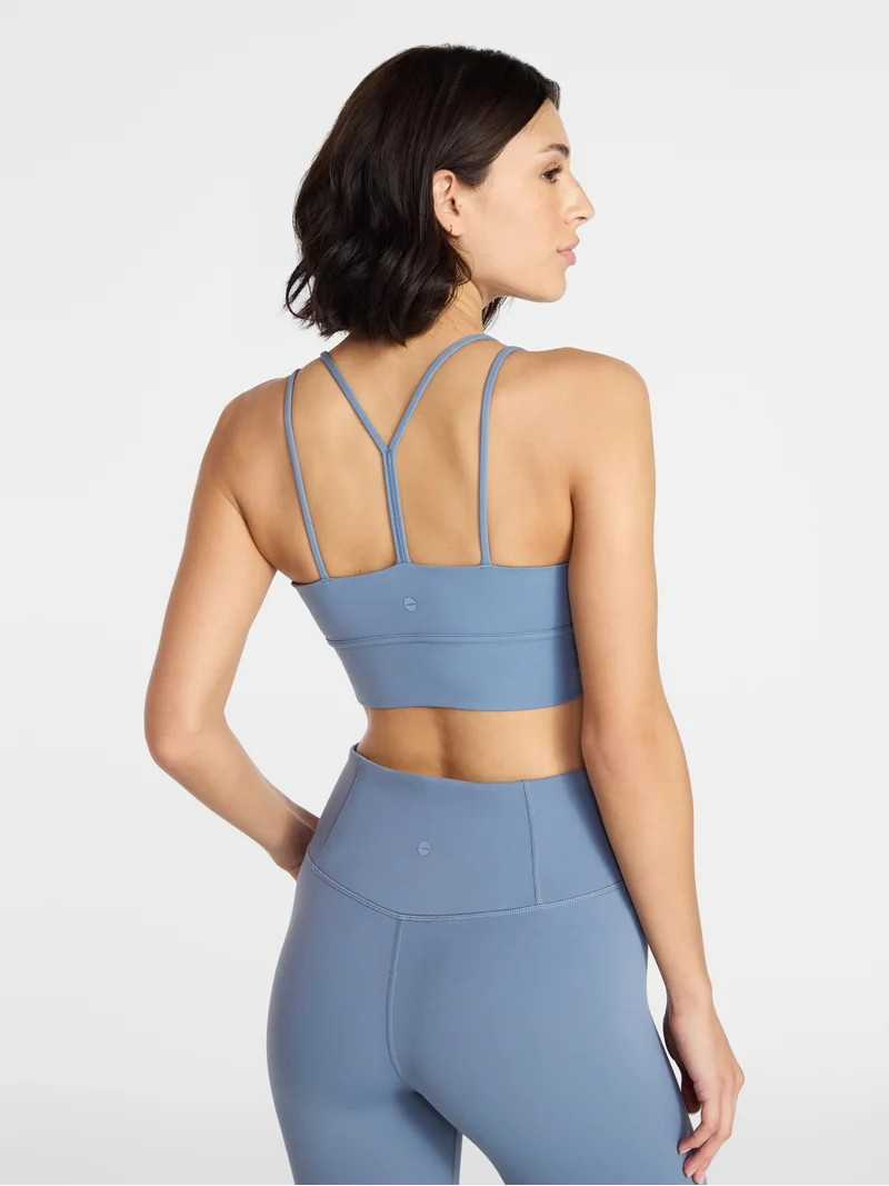 Avia Women's Cinched Front Sports Bra, Sizes XS - XXXL | Walmart (US)