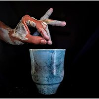 Handmade Raku Small Vase | Pottery By Naiim | Etsy (US)