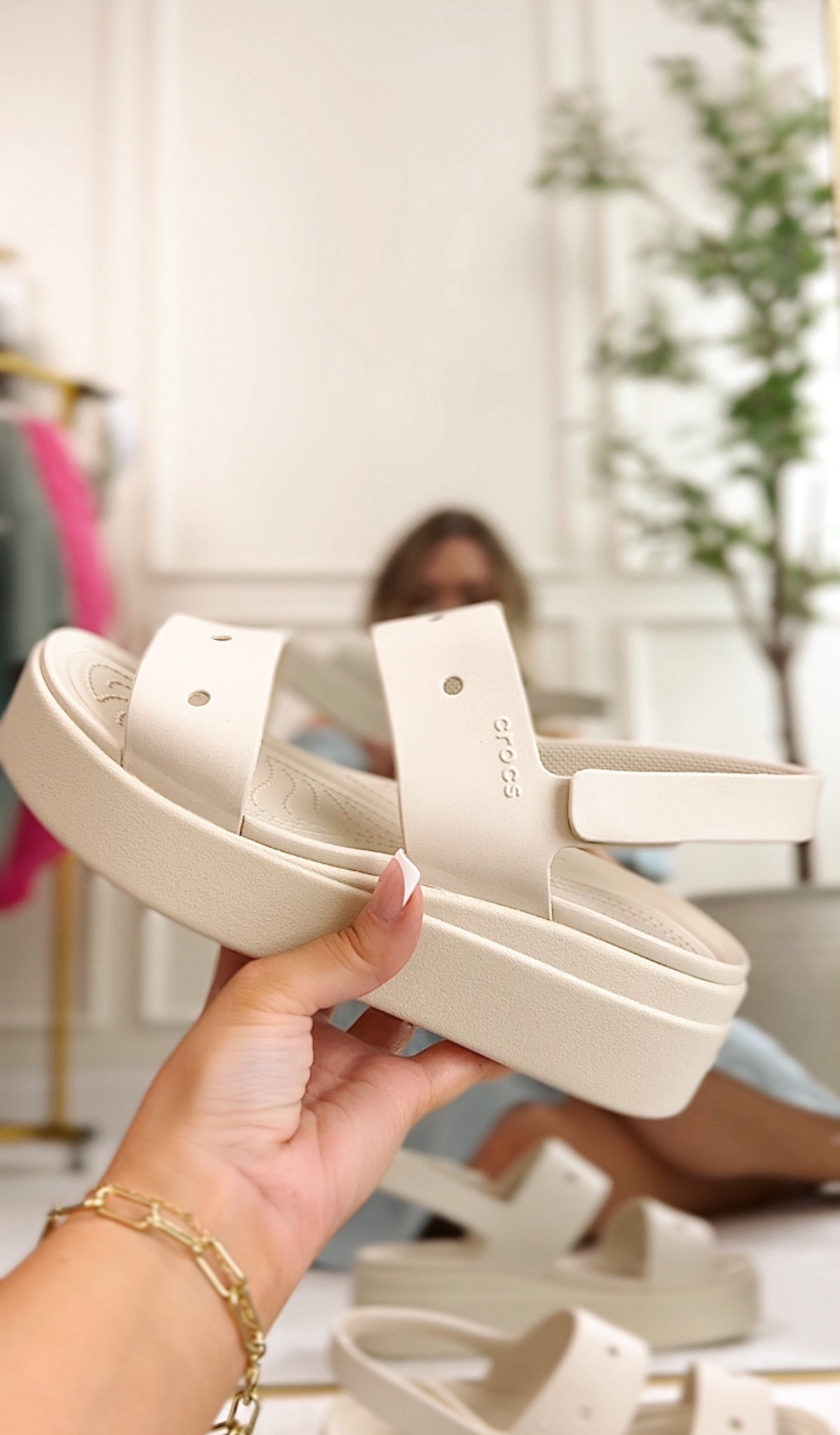 Crocs is killing it this year with their sandals! 🩴☀️🔥 I swore every pair I tried on was fire. These are my favorite. Super cute and cushiony. 

#LTKSeasonal #LTKStyleTip #LTKShoeCrush