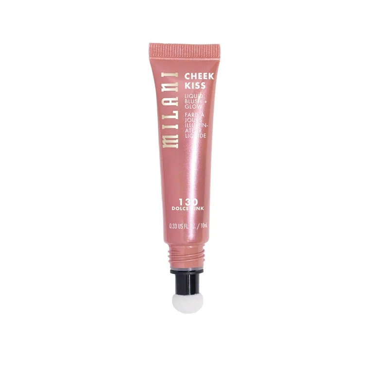 Milani Cheek Kiss Liquid Blush + Glow, Dolce Pink, 0.33 fl oz - Walmart.com | Walmart (US)