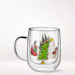 The Grinch™ Double-Wall Coffee Mugs | Williams-Sonoma
