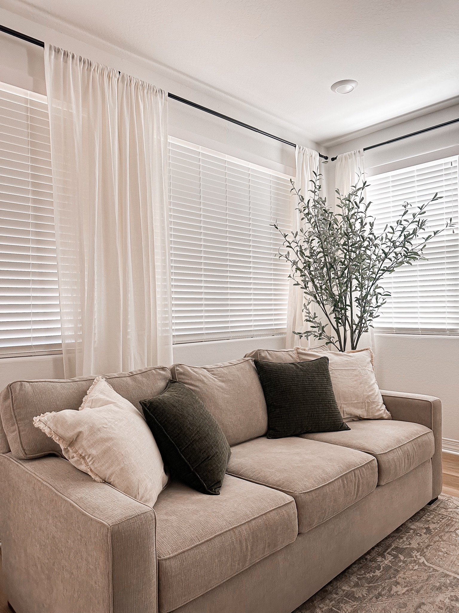 Our sofas are on sale for LDW!! We have the chrome beige color! They clean really well and are super comfy! They also have a sectional too I linked!