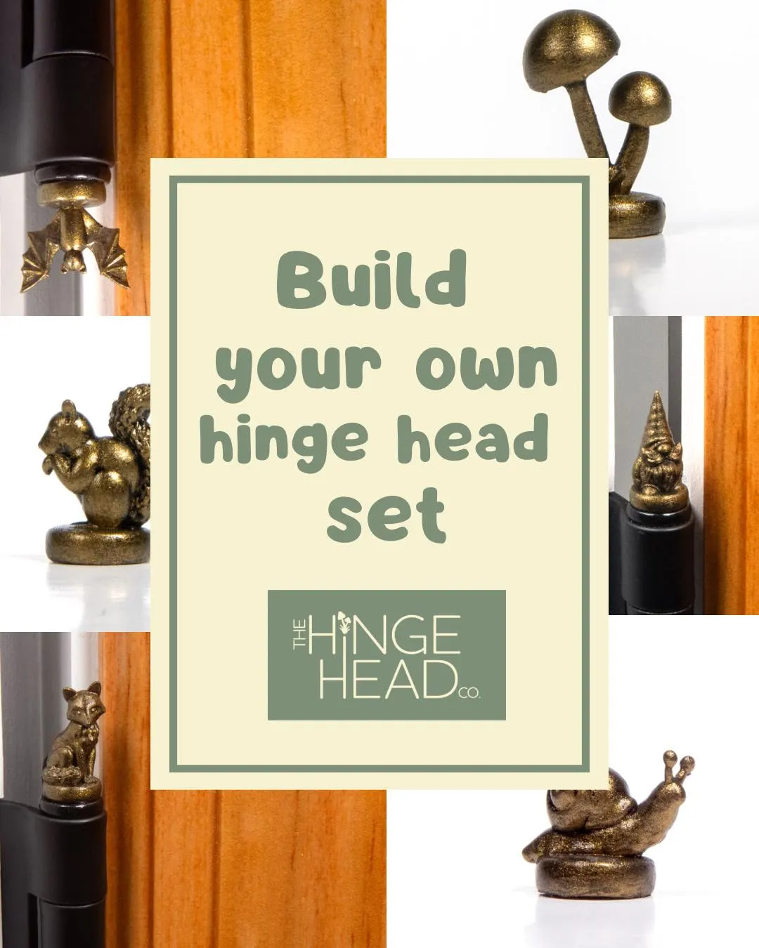 Hinge Head Build Your Own Set (3 per set) | Etsy (US)