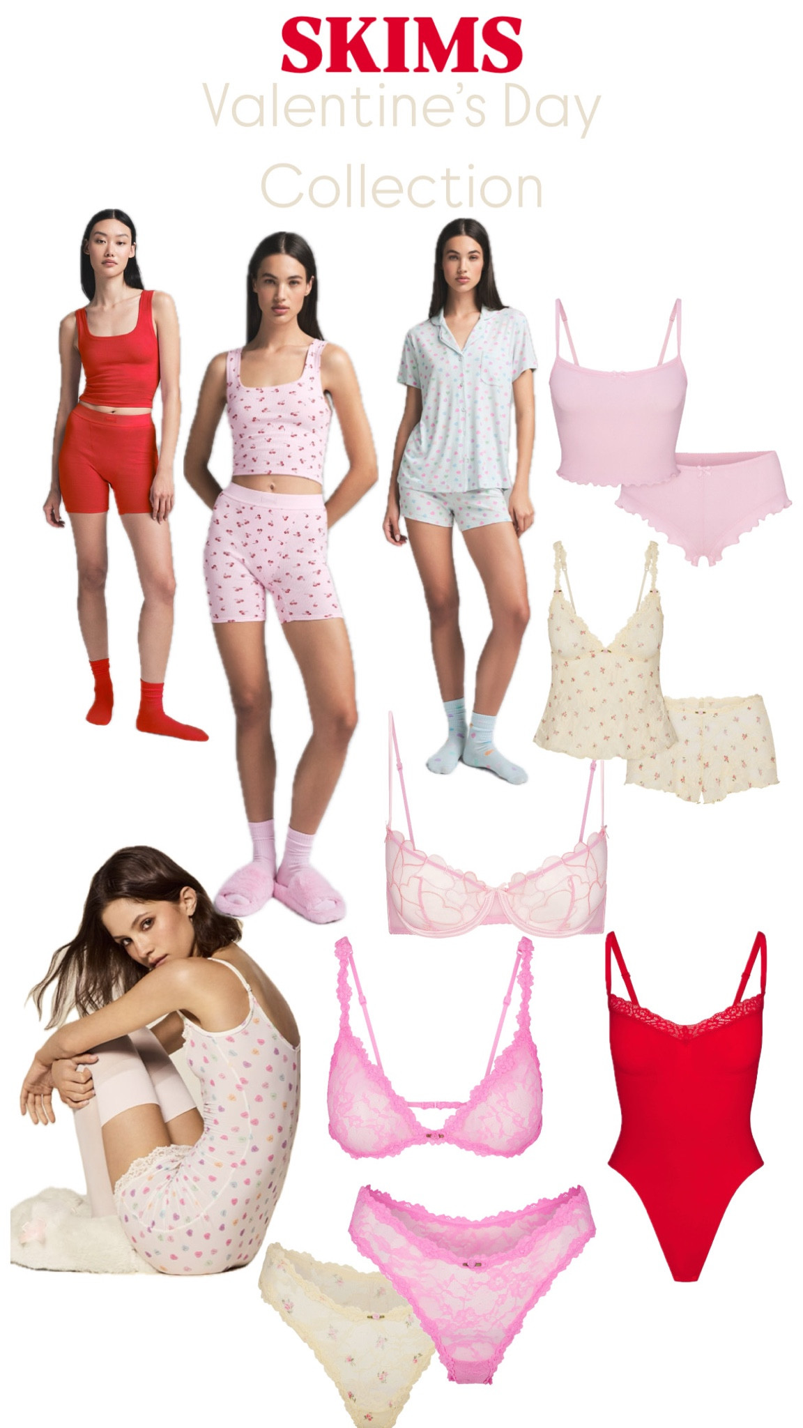 Are you kidding!? This skims Valentines Day collection is everything. ♥️💕💋🌹

Valentine’s Day 
Lingerie set
Cozy set
Comfy set
Pajamas
Pink
Red
Love
Gift for him 
Skims 
Sexy


#LTKFindsUnder100 #LTKGiftGuide #LTKU