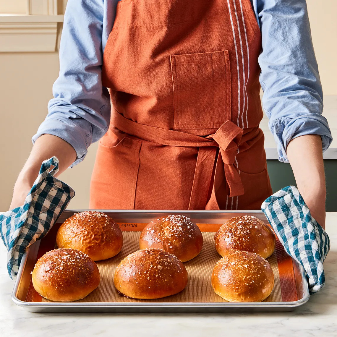 Food52 Gingham Linen Pot Holders, Set of 2, 4 Colors | Food52 | Food52