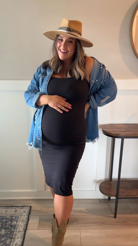 Country concert outfit idea! This is what I’m wearing for the last day of CMA Fest.

Size 14/16 but, 30 weeks pregnant. I’m in an XL in the dress and it’s double lined and soooo comfy! 

#LTKBump #LTKMidsize #LTKPlusSize