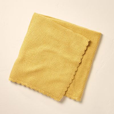 Scalloped Trim Knit Baby Blanket - Hearth & Hand™ with Magnolia | Target