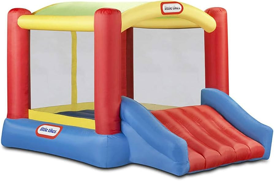 Little Tikes Jump 'n Slide Bouncer with Arched Canopy Overhead Cover, Plus Heavy Duty Blower, Sta... | Amazon (US)
