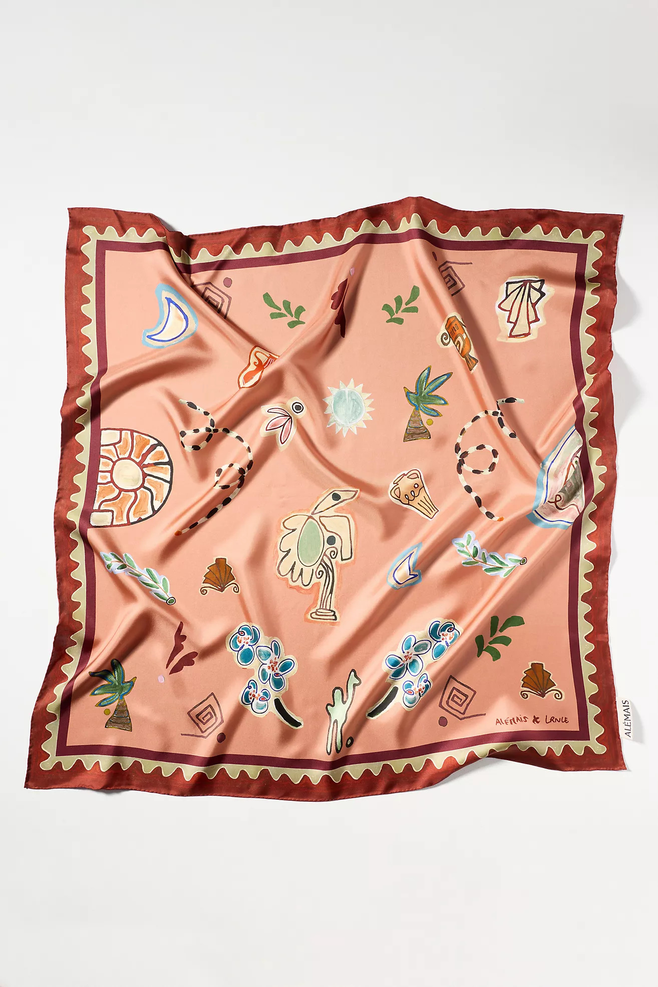 ALÉMAIS Laurence Silk Hair Scarf | Anthropologie (US)