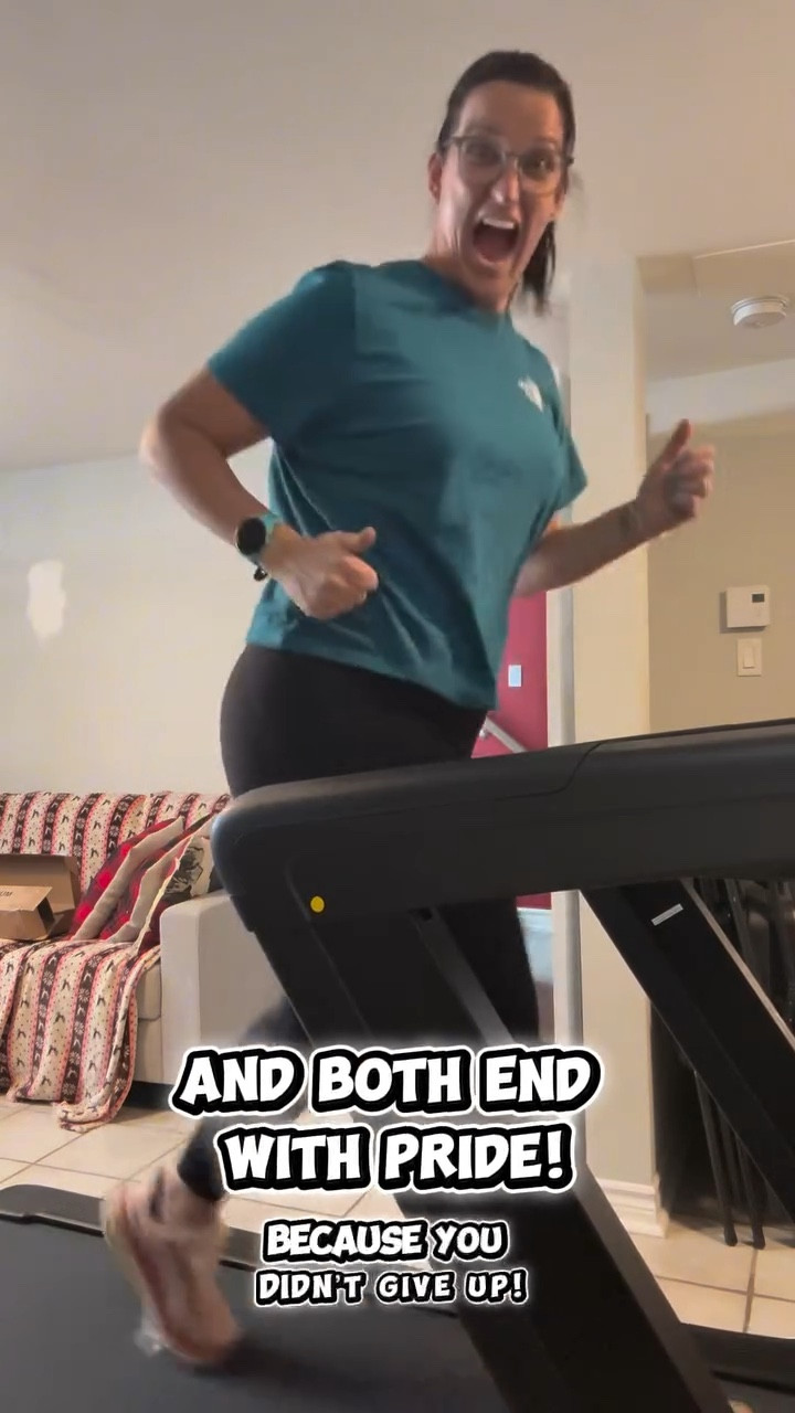 I almost convinced myself I didn’t need this.

My treadmill died a year ago.
And I kept telling myself I’d be fine without one.

But after one winter of icy sidewalks, dark mornings, and “I’ll just skip today”… I realized something.

If I want to stay consistent, I can’t depend on perfect conditions.

Building this treadmill felt exactly like running.
You start by questioning your life choices.
You keep going anyway.
And in the end, you’re proud you didn’t quit.

This isn’t about pace.
It’s about showing up.
Even when it would be easier not to.

New era unlocked.
Who’s building something they won’t quit on this year?

Follow along for more of my slow, curvy, determined running journey.

#slowrunner #curvyrunner #runningjourney #beginnerrunner #treadmillrun

#LTKfitness