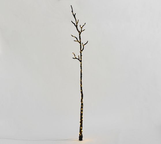 Oversized Lit Black Branch | Pottery Barn (US)