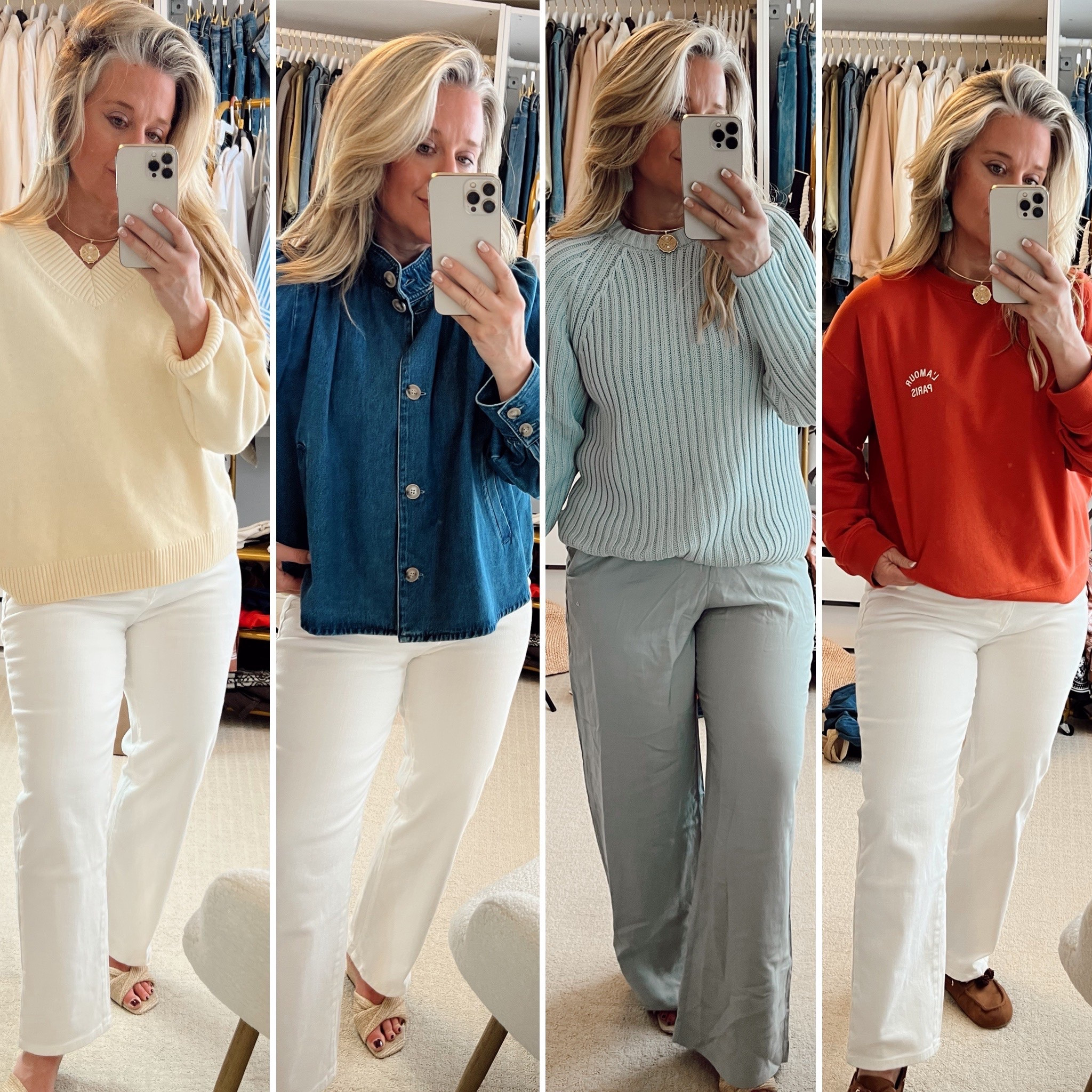 emotion:

⸻

I used to think spring clothes weren’t made for my midlife body.

Too tight. Too clingy. Too young.

Turns out… it wasn’t my body. It was the cut.

Midlife style is about smarter structure, relaxed drape, and pieces that work with your shape — not against it.

This is midsize fashion.
This is confident fashion over 40.
This is comfy and chic, everyday midlife style that actually flatters.

Style at any age starts with better choices,not a smaller size.

Comment SPRING for links 🤍

👑"Helping you look good, feel good!" - Lindsey Denver


#LTKootd #LTKOver40