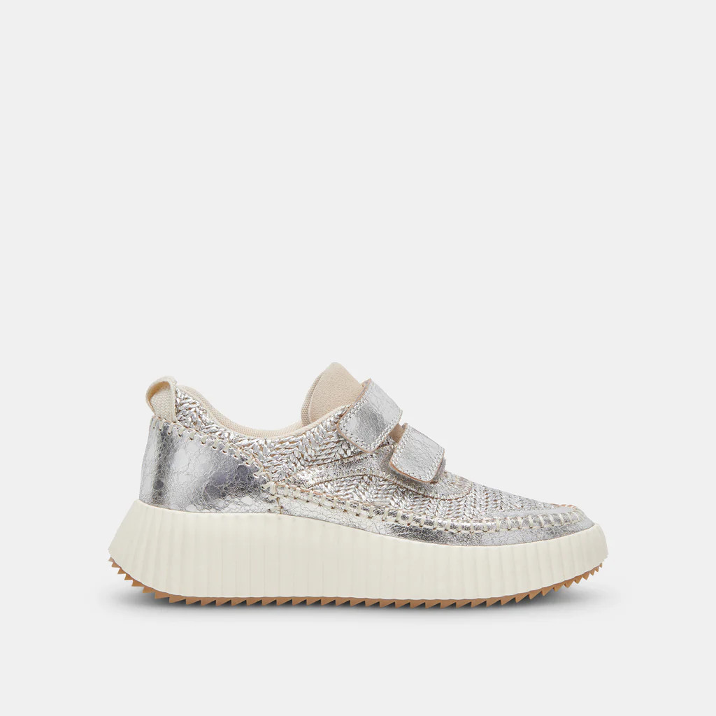 DEMO SNEAKERS SILVER KNIT | DolceVita.com