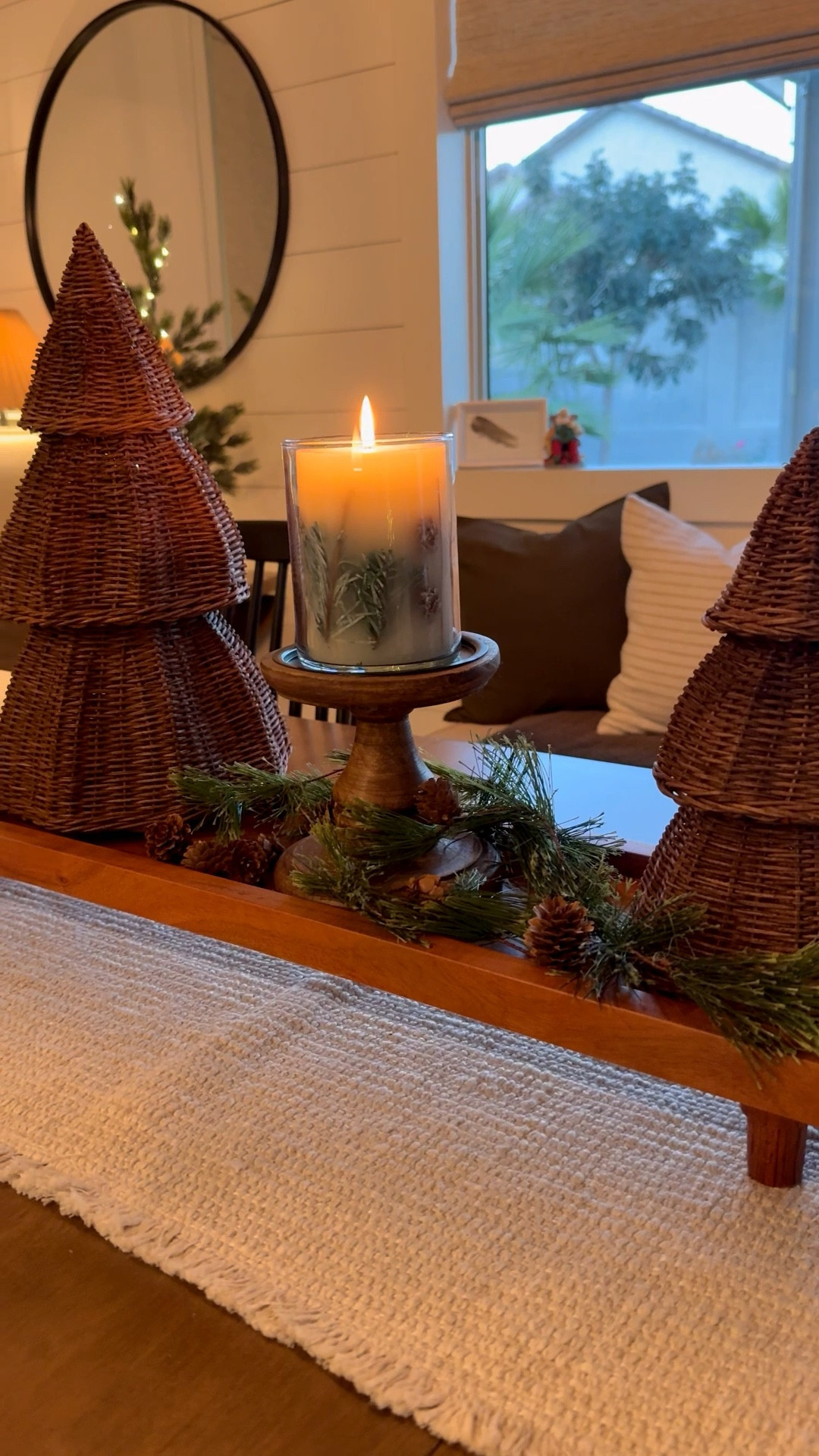 Christmas centerpiece, Rattan Christmas tree, Studio McGee, Target Christmas 

#LTKHoliday #LTKHome #LTKSeasonal