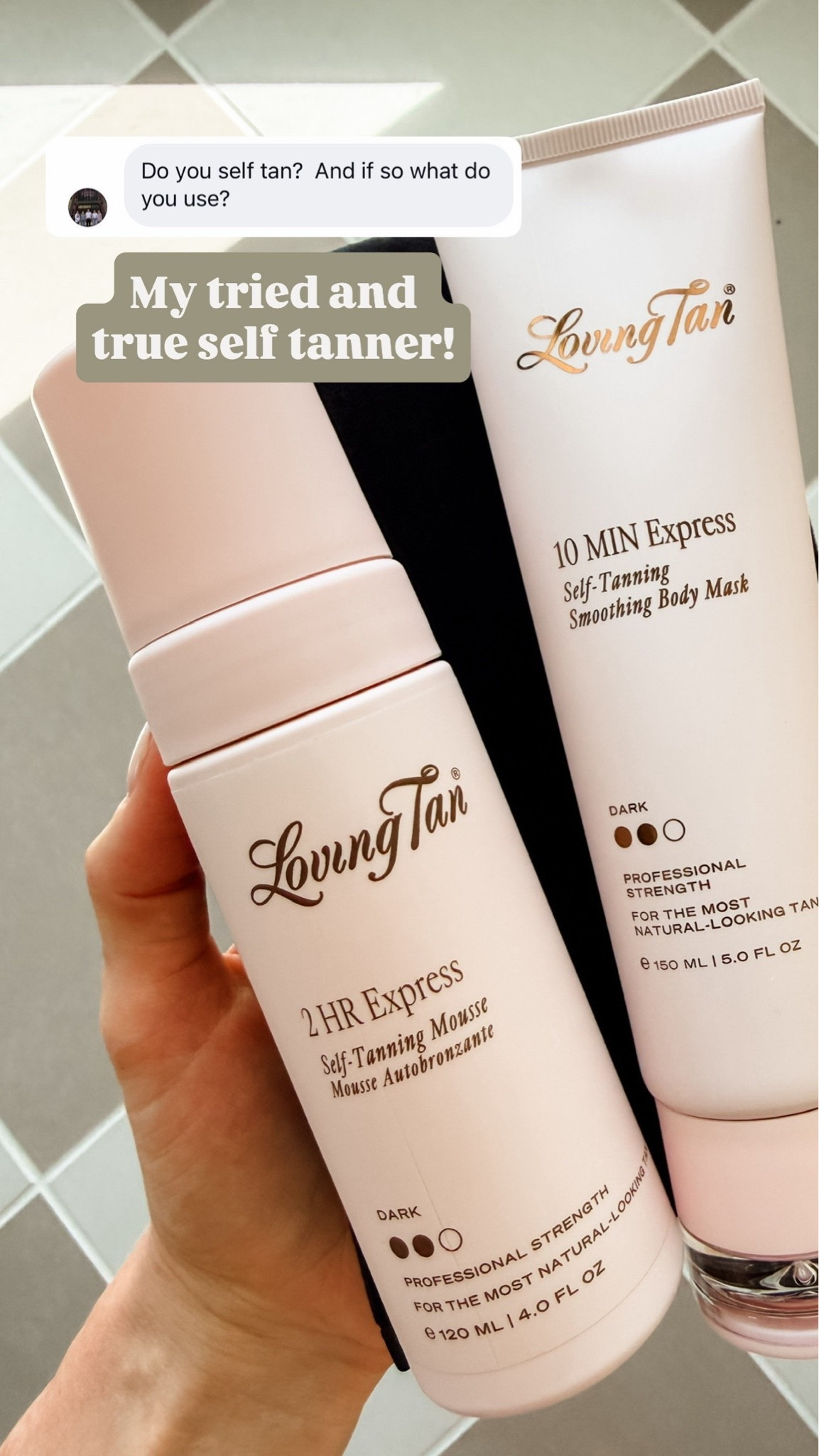 My all time favorite self tanner! It is so good, and adds the perfect non orange bronze year round! 

Loverly grey, best self tanner, fake tan, loving tan, mousse self tan, express tan body mask, self tan

#LTKBeauty