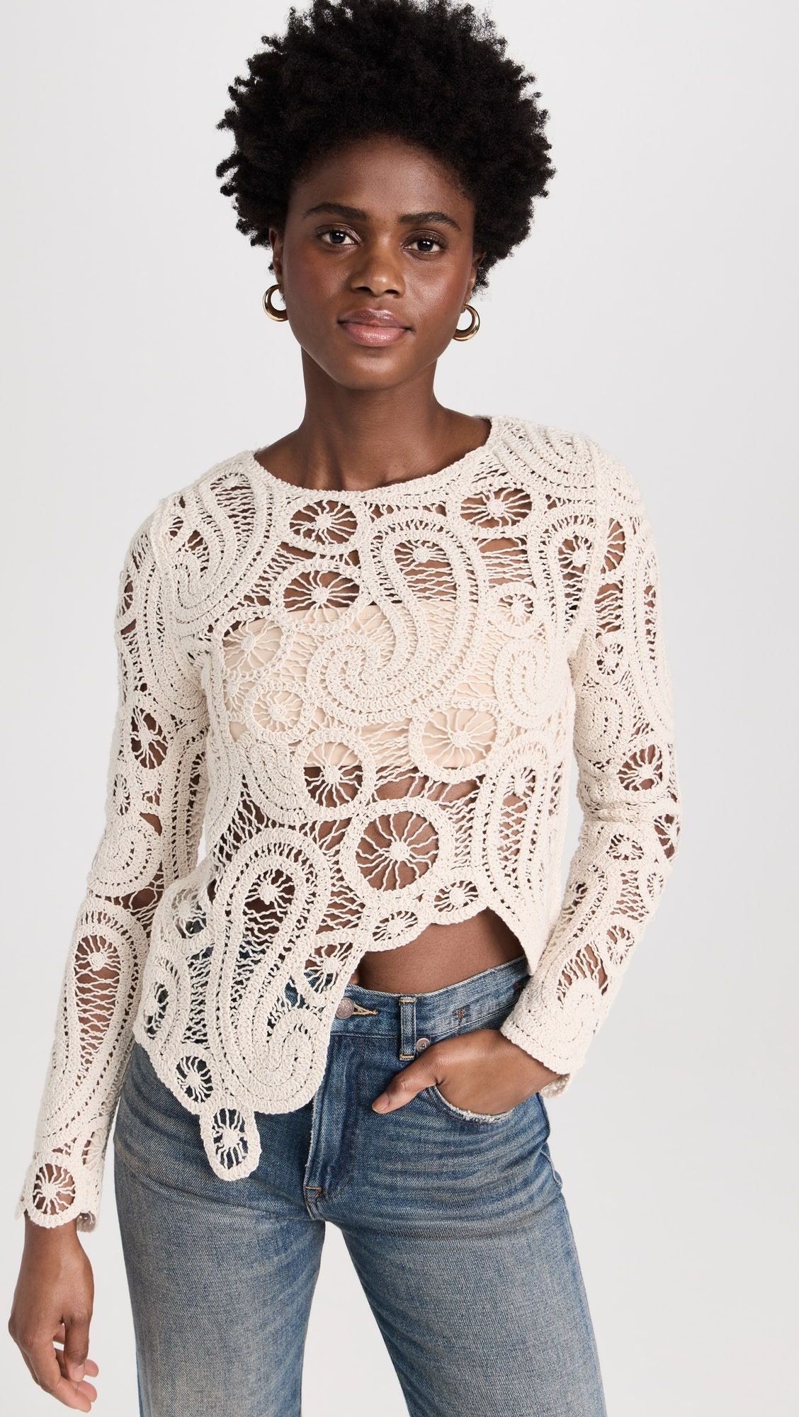 Line & Dot Baja Crochet Top | Shopbop | Shopbop