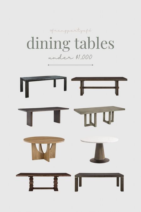 Dining tables under $1k. Some of these are extendable too!

Round dining table, dining room

#LTKFind #LTKstyletip #LTKhome